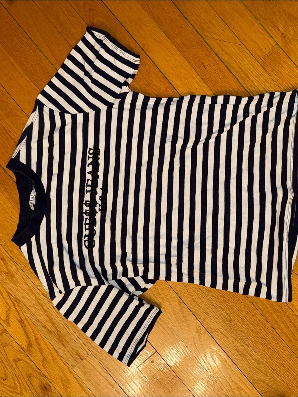 ASAP Rocky x GUESS Blue striped T-Shirt